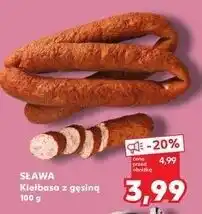 Kaufland Kiełbasa z gęsiną Sława oferta