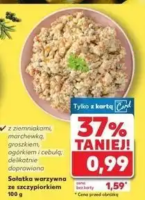 Kaufland Sałatka warzywna ze szczypiorkiem oferta