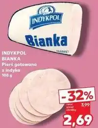 Kaufland Pierś z indyka gotowana bianka Indykpol oferta