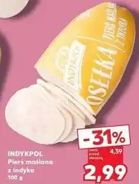 Kaufland Pierś maślana z indyka osełka Indykpol oferta