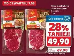 Kaufland Stek z rostbefu bez kości Sokołów Uczta Qulinarna oferta