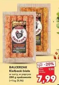 Kaufland Kiełbaski na ruszt w papryce Balcerzak Grillove oferta