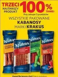 Kaufland Kabanosy słodka papryka Krakus Animex oferta