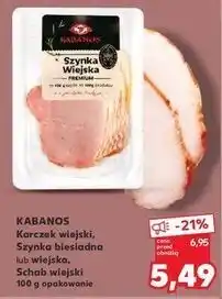 Kaufland Schab wiejski Kabanos oferta
