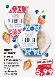 Kaufland Pierogi z mascarpone i jagodami Nowy Wiśnicz oferta