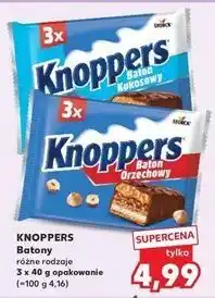 Kaufland Baton orzeszki ziemne Knoppers oferta
