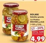 Kaufland Sałatka pickles Rolnik oferta
