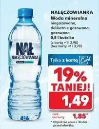 Kaufland Woda delikatnie gazowana Nałęczowianka oferta