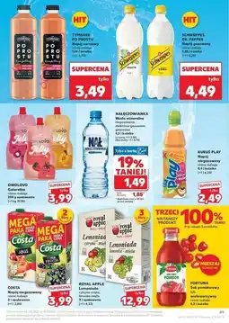 Kaufland Napój rabarbar Tymbark Po Prostu oferta