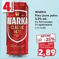 Kaufland Piwo Warka oferta