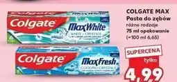 Kaufland Pasta do zębów cooling crystals Colgate Max Fresh oferta