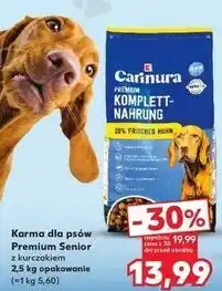 Kaufland Karma dla psa sernior z kurczakiem K-Classic Carinura oferta