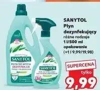 Kaufland Płyn dezynfekuje i czyści podłogi inne powierzchnie eukaliptus Sanytol oferta