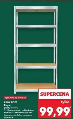 Kaufland Regał 5 półek Parkside oferta