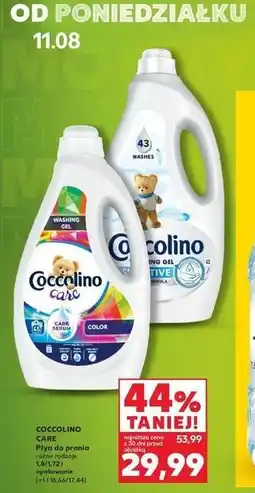 Kaufland Żel do prania sensitive Coccolino Care oferta