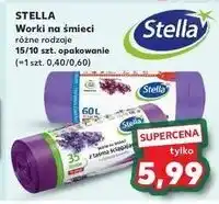Kaufland Worki na śmieci lawendowe 35 l Stella oferta