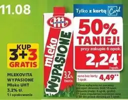 Kaufland Mleko 3.2% Mlekovita Wypasione oferta