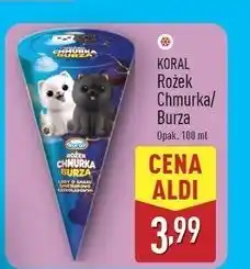 ALDI Rożek chmurka burza Koral oferta