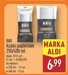 ALDI Kubki papierowe Bbq oferta