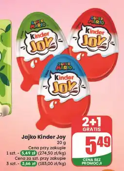 Dino Jajko z niespodzianką super mario Kinder Joy oferta