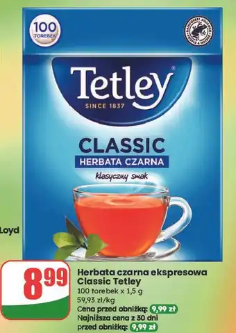 Dino Herbata czarna Tetley Classic oferta