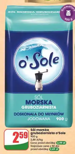 Dino Sól morska jodowana gruboziarnista O'sole oferta