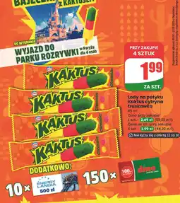Dino Lody cytrynowo-truskawkowe Nestle Kaktus oferta