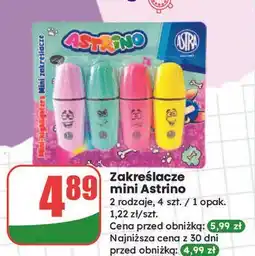 Dino Zakreślacze mini Astra Astrino oferta