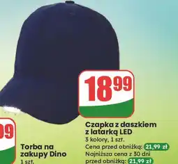 Dino Czapka z latarką led oferta