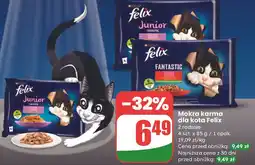 Dino Karma dla kota wybór smaków w galaretce Purina Felix Fantastic oferta