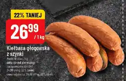 Polomarket Kiełbasa głogowska z szynki Madej Wróbel oferta