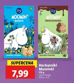 Lidl Herbatniki Muminki Fazer oferta