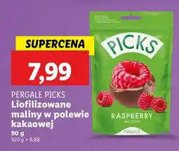 Lidl Maliny w polewie kakaowej liofilizowane Pergale Picks oferta
