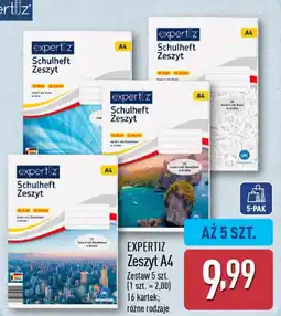 ALDI Zeszyt A4 oferta