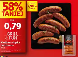 Lidl Kiełbasa Śląska oferta