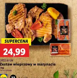 Lidl Zestaw wieprzowy Grill&Fun oferta
