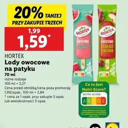 Lidl Lody Hortex oferta