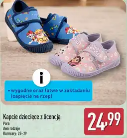 ALDI Kapcie dziecięce z licencją oferta