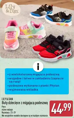 ALDI Buty dziecięce z migającą podeszwą oferta