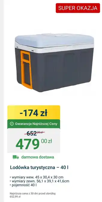 ERLI Lodówka turystyczna O oferta