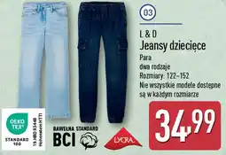 ALDI Jeansy dziecięce oferta