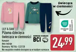 ALDI Piżama dziecięca świecąca w ciemności oferta