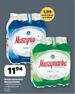 Netto Woda mineralna Muszynianka oferta