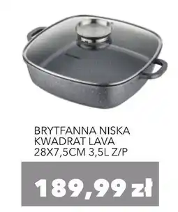 Nela Brytfanna niska kwadrat lava 28x7,5cm oferta