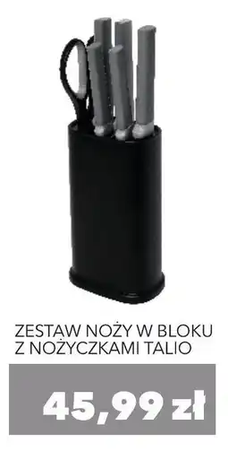 Nela Zestaw noży w bloku z nożyczkami talio oferta