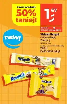 Dealz Wafelek Nesquik oferta
