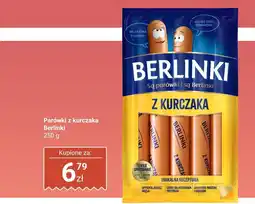 Biedronka Parówki z kurczaka Berlinki oferta