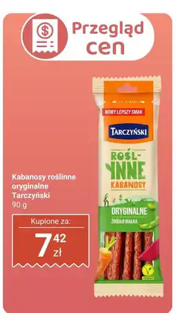 Biedronka Kabanosy roślinne oryginalne Tarczyński oferta
