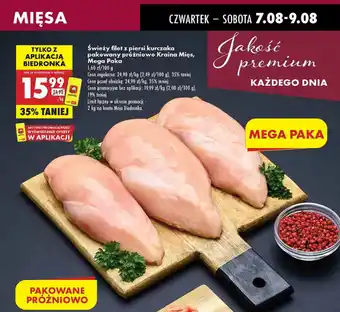 Biedronka Filet z piersi kurczaka Kraina Mięs oferta