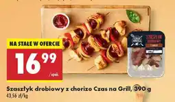 Biedronka Szaszłyk drobiowy z chorizo Czas na Grill oferta